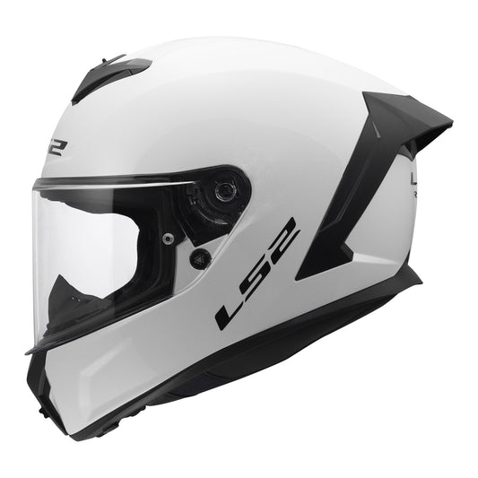 LS2 FF820 Rapid III Solid Helmet - Gloss White