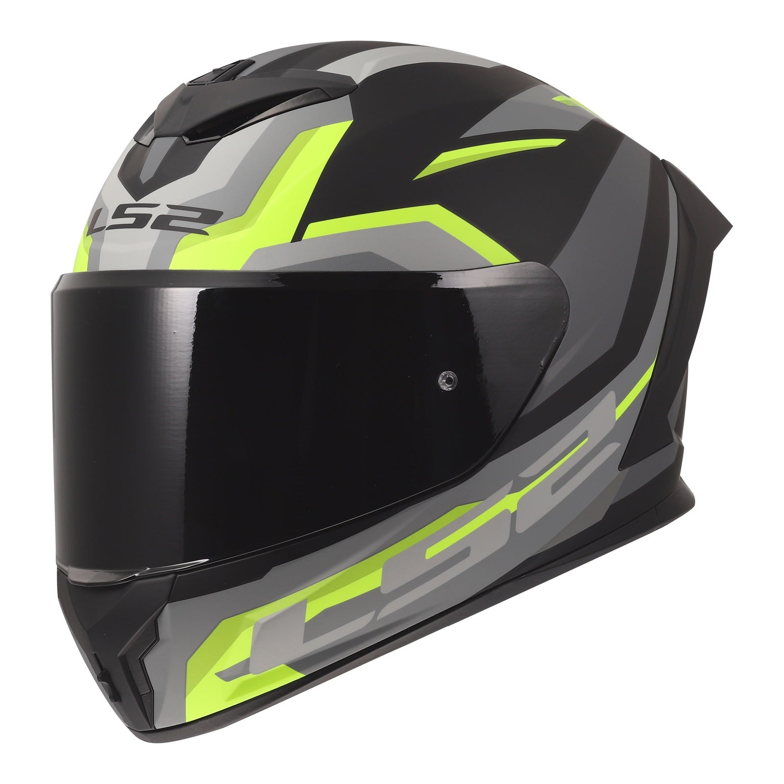 LS2 FF820 Rapid III Hyper Helmet - Black / Hi-Vis Yellow