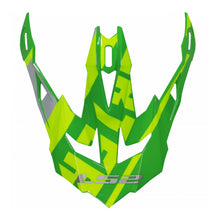 LS2 MX700 Gammax Helmet Peak - Hi-Vis Yellow Green
