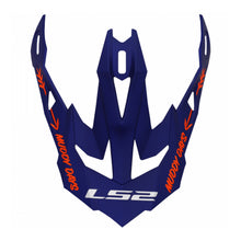 LS2 MX700 Cargo Helmet Peak - Blue Fluo Orange