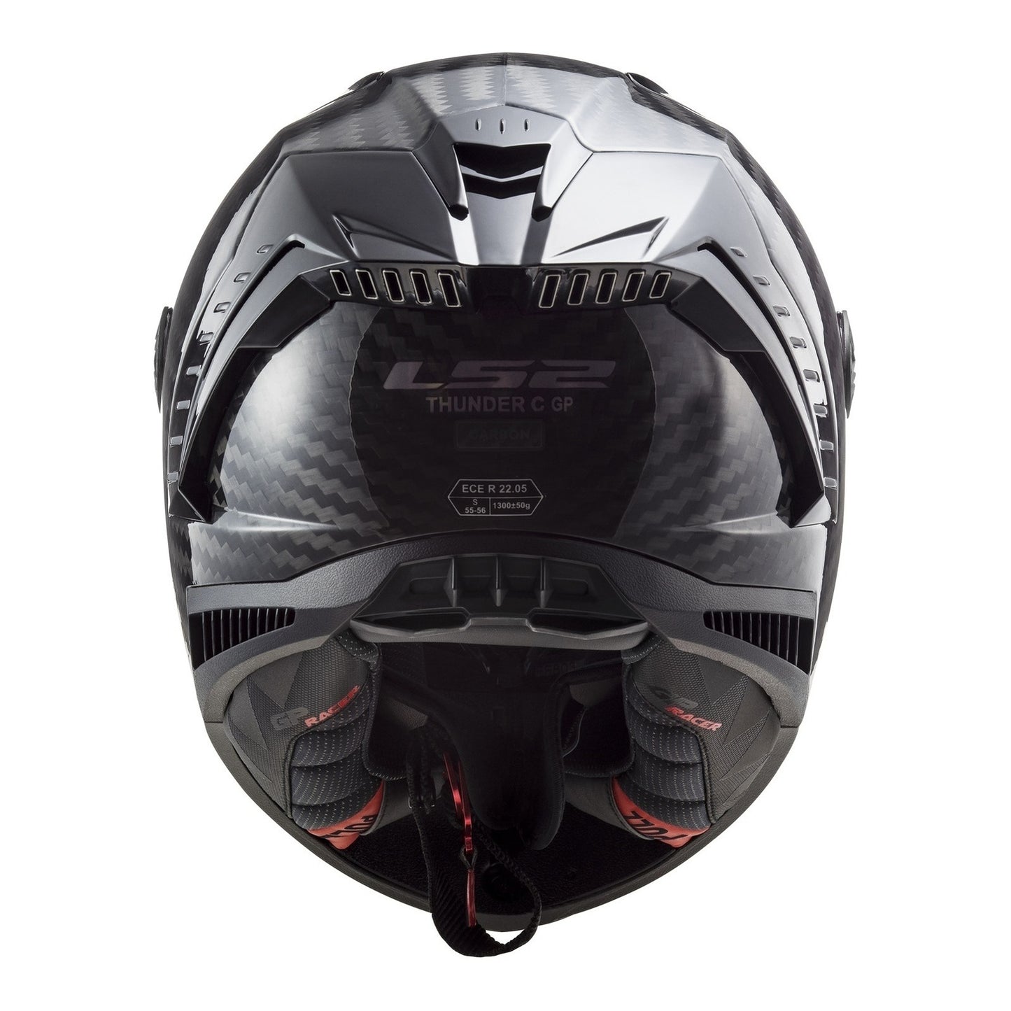 LS2 FF805C Thunder Carbon Helmets - Carbon 06