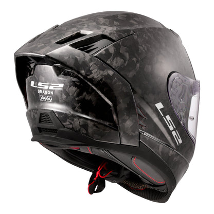 LS2 FF807 Dragon Carbon Forged Helmet - Gloss Carbon 06