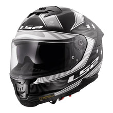 LS2 FF808 Stream II Galdam Helmet - Black / White