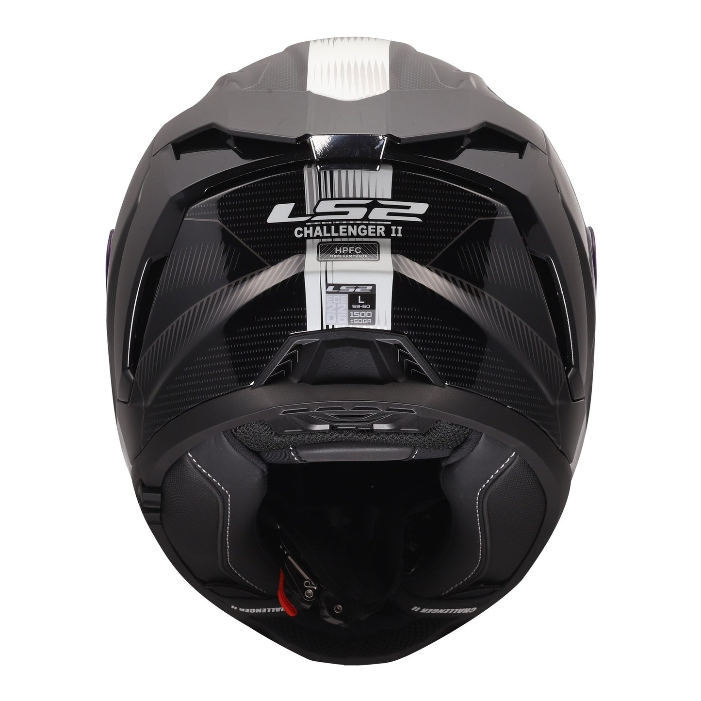 LS2 FF817 Challenger II Nitro Helmet - Black / Grey