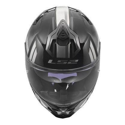 LS2 FF817 Challenger II Nitro Helmet - Black / Grey