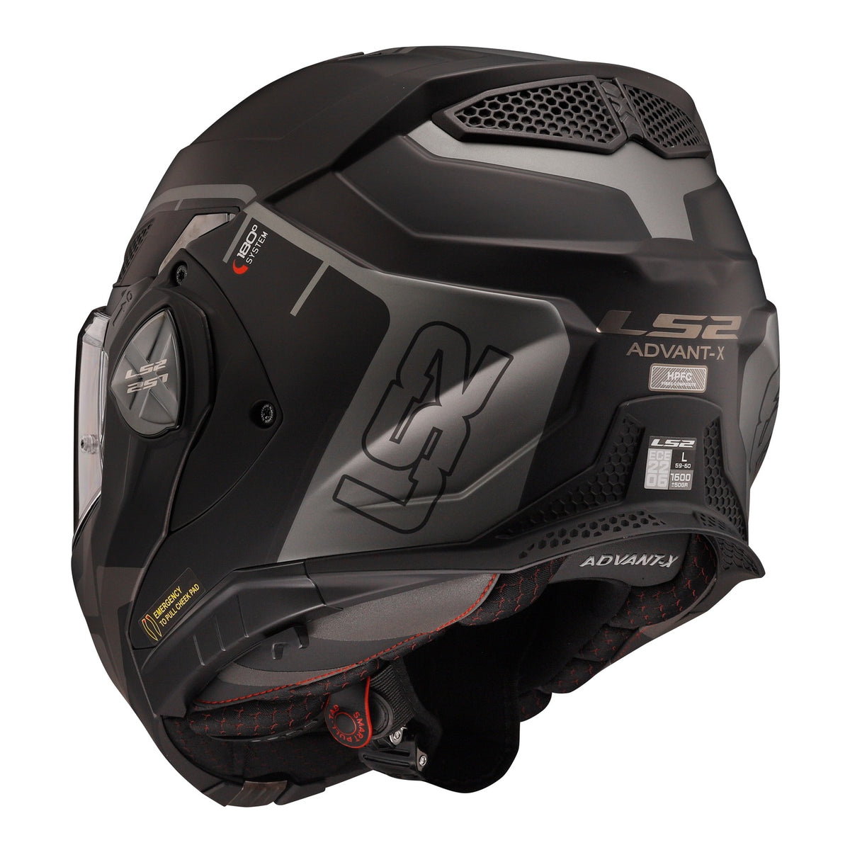 LS2 ff901 Advant X Metryk Helmet - Matte Titanium