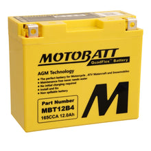 Motobatt Battery Quadflex AGM - MBT12B-4