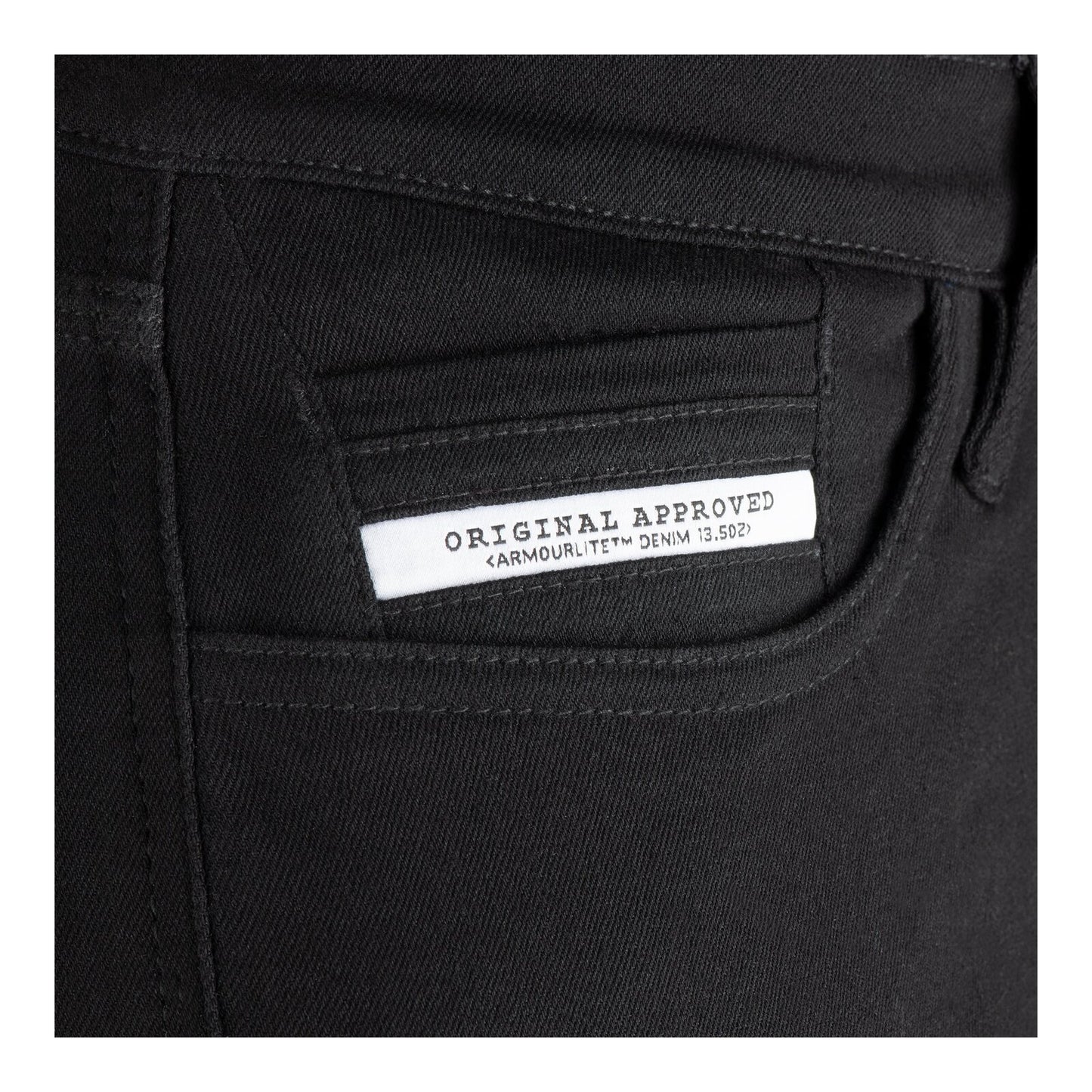 Oxford Super Stretch Men's Jeans - Black (Short)