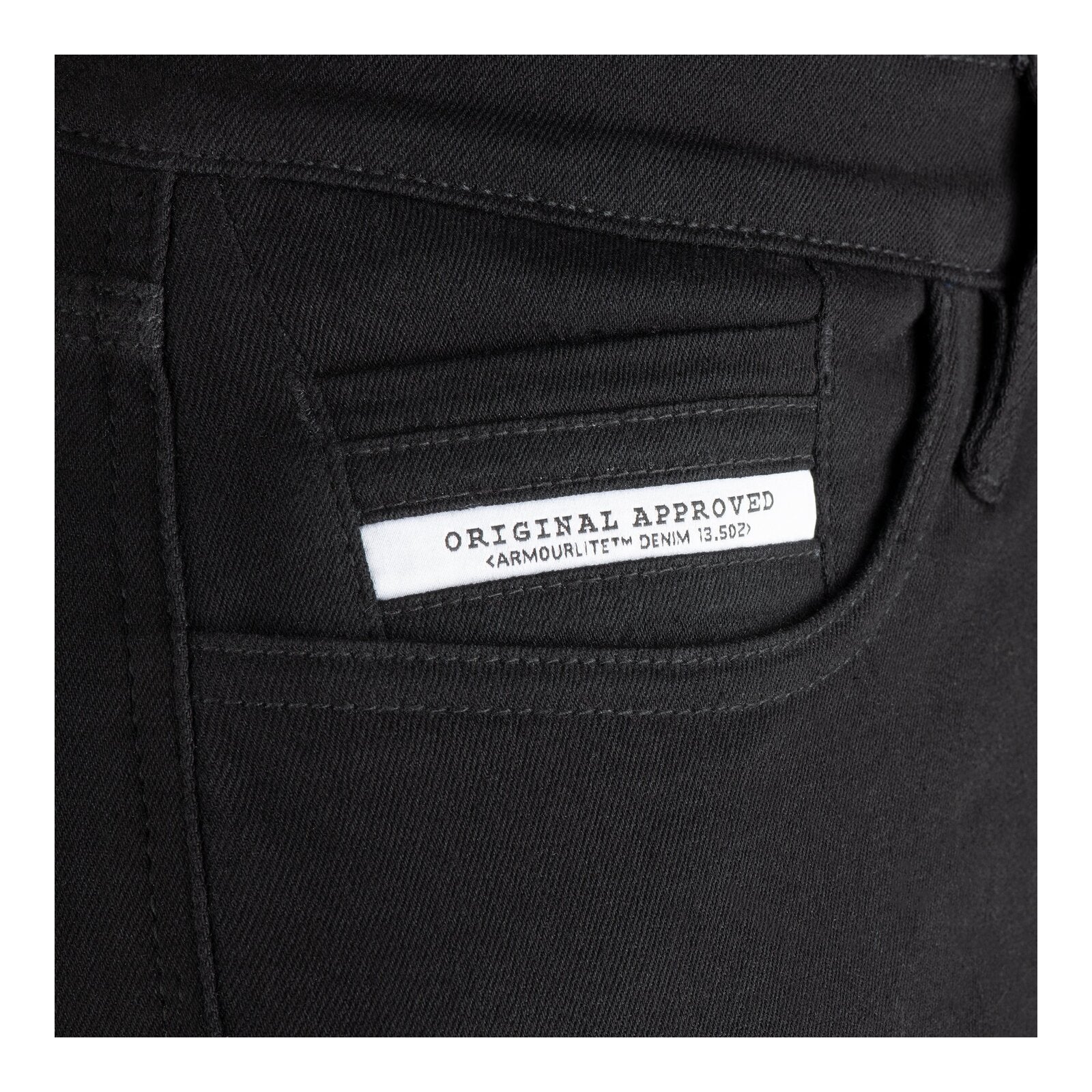 Oxford Super Stretch Men's Jeans - Black (Short)