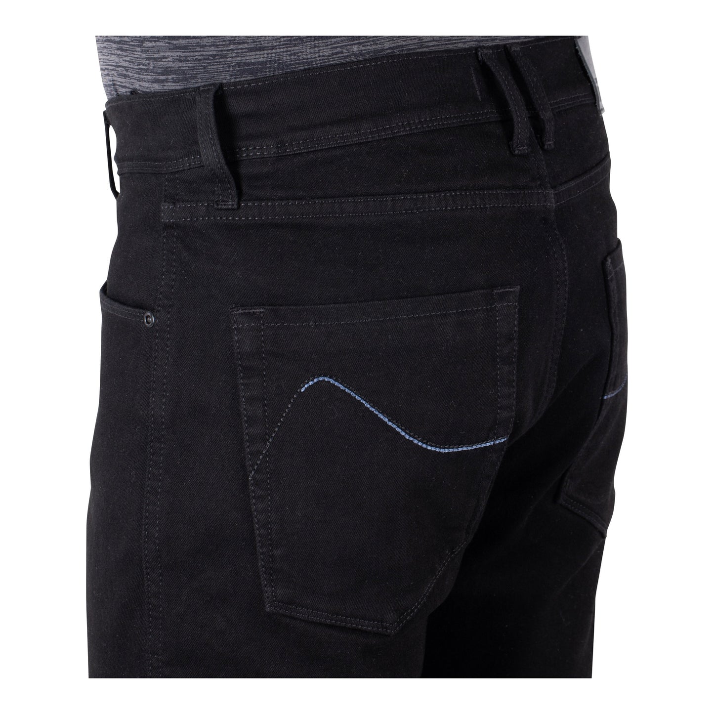 Oxford OA Tailor AA Men's Straight Jeans - Black (Regular)