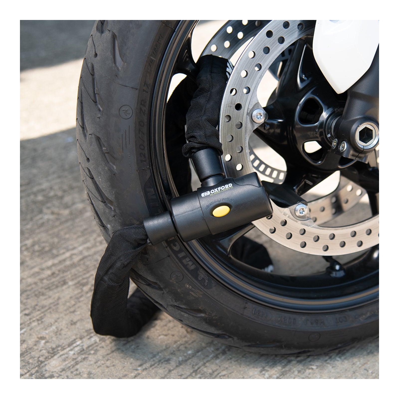 Oxford Alarm Chain10 10mm Square 1.5m