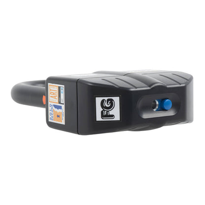 Oxford Boss Alarm 16mm Padlock - Black