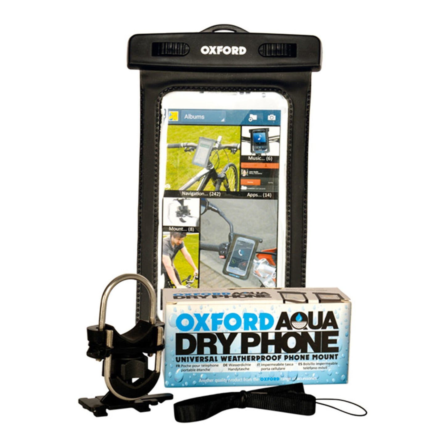 Oxford Aqua Dry Phone (Handlebar Mount)