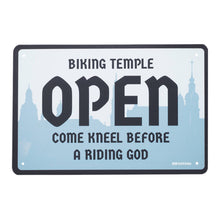 Oxford Garage Metal Sign: Temple