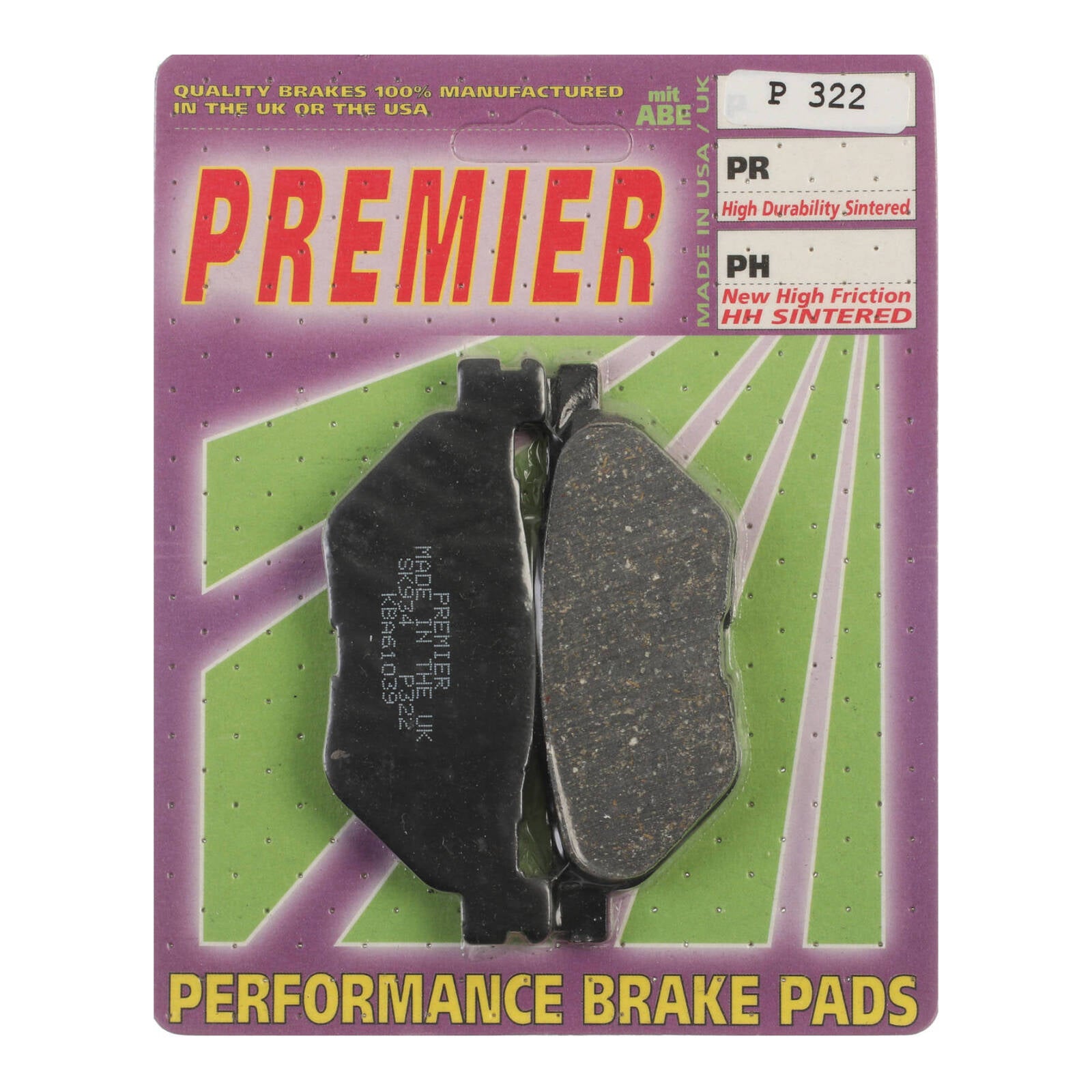 Premier Brake Pads P322 - Yamaha