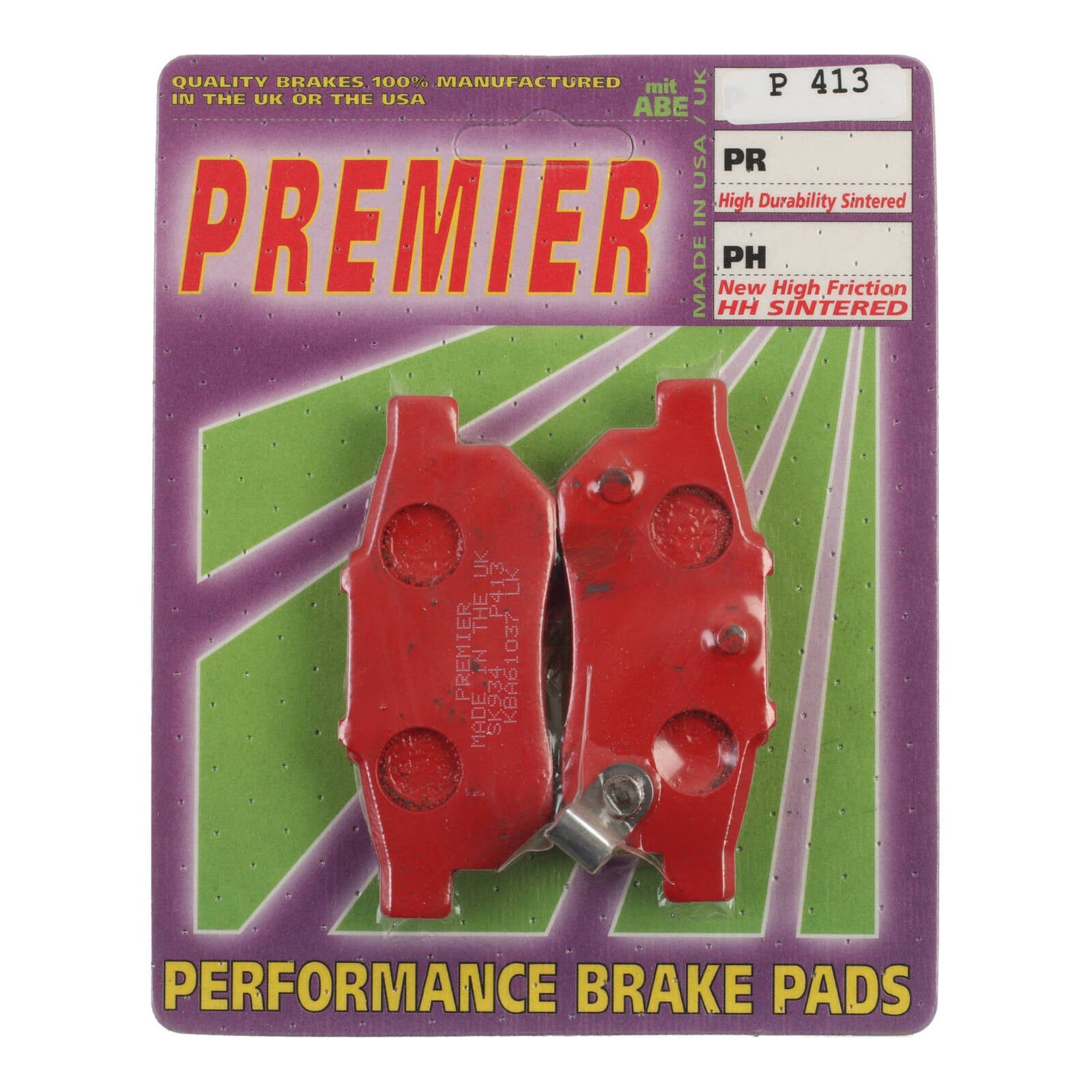 Premier Brake Pads - P Organic Standard