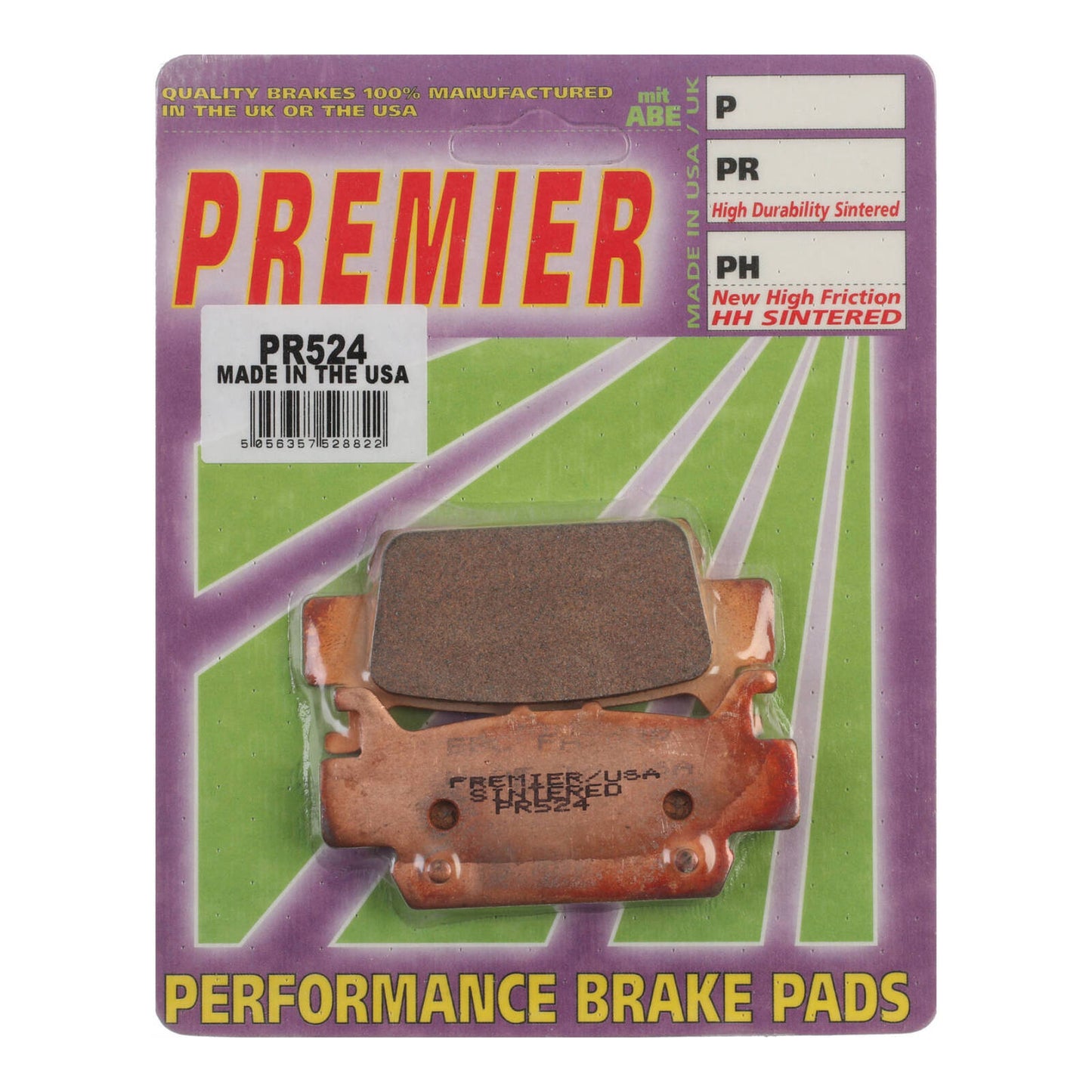 Premier Brake Pads Full Sintered PR524 - Honda