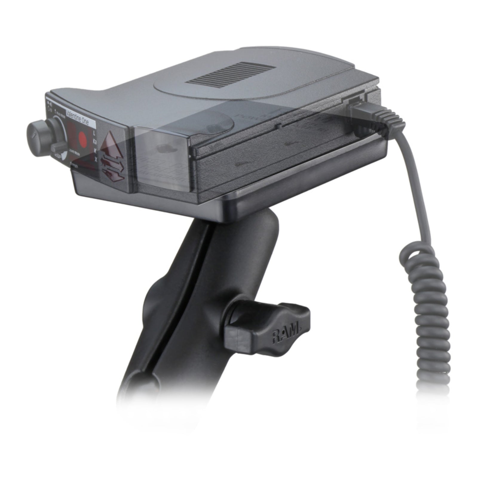 RAM Power Plate III Radar Detector Mount with Handlebar U-Bolt Base