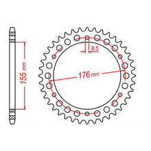 MTX 2011 Steel Rear Sprocket #530 (11-TR2)