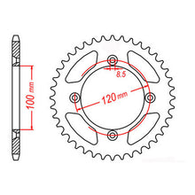 MTX 798 Steel Rear Sprocket #428 (11-209)