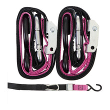 GORILLAS GRIP TIE DOWN 38MM S/HK BLK/LAVENDER/PINK LOOP