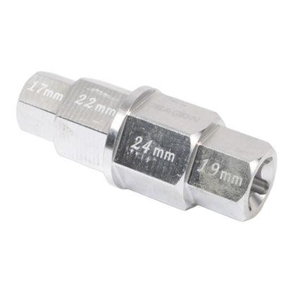 WHITES 4-IN-1 HEX AXLE TOOL 17 19 22 24mm ALUM