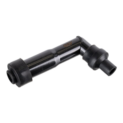 Whites Spark Plug Cap (Replaces XZ05F) Long Right Angle - Black