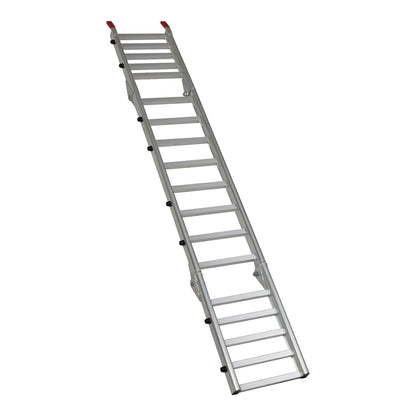 Whites Alloy Tailgate Folding Ramp 223x35cm 318kg Rated