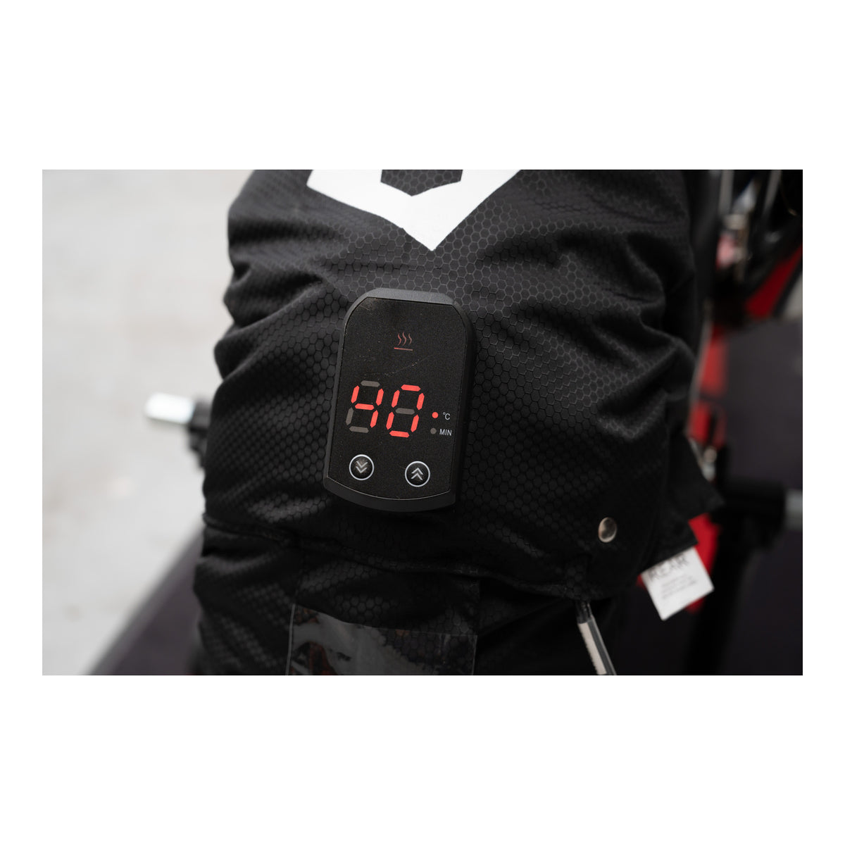 WMP Tyre Warmer C7 Digital 30-90°C 120/180-195 Pair - Black
