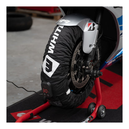 WMP Tyre Warmer C7 Digital 30-90°C 120/200+ Pair - Black