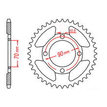 XAM Sprocket Kit Honda CT110X O-Ring 15/45