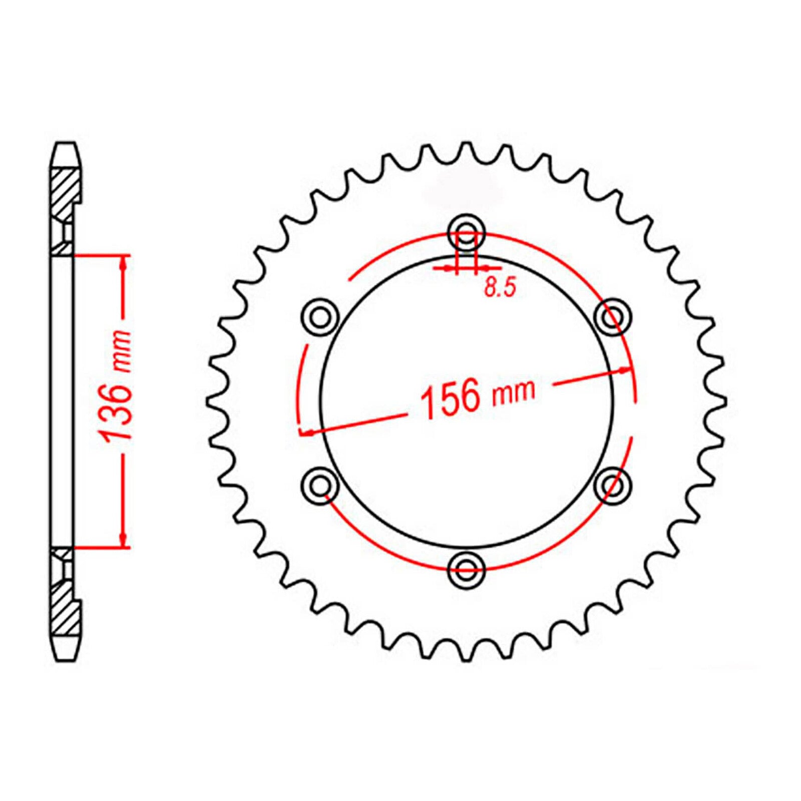 XAM Sprocket Kit Suzuki DR650 '96-'16 (525) X-Ring 15/41