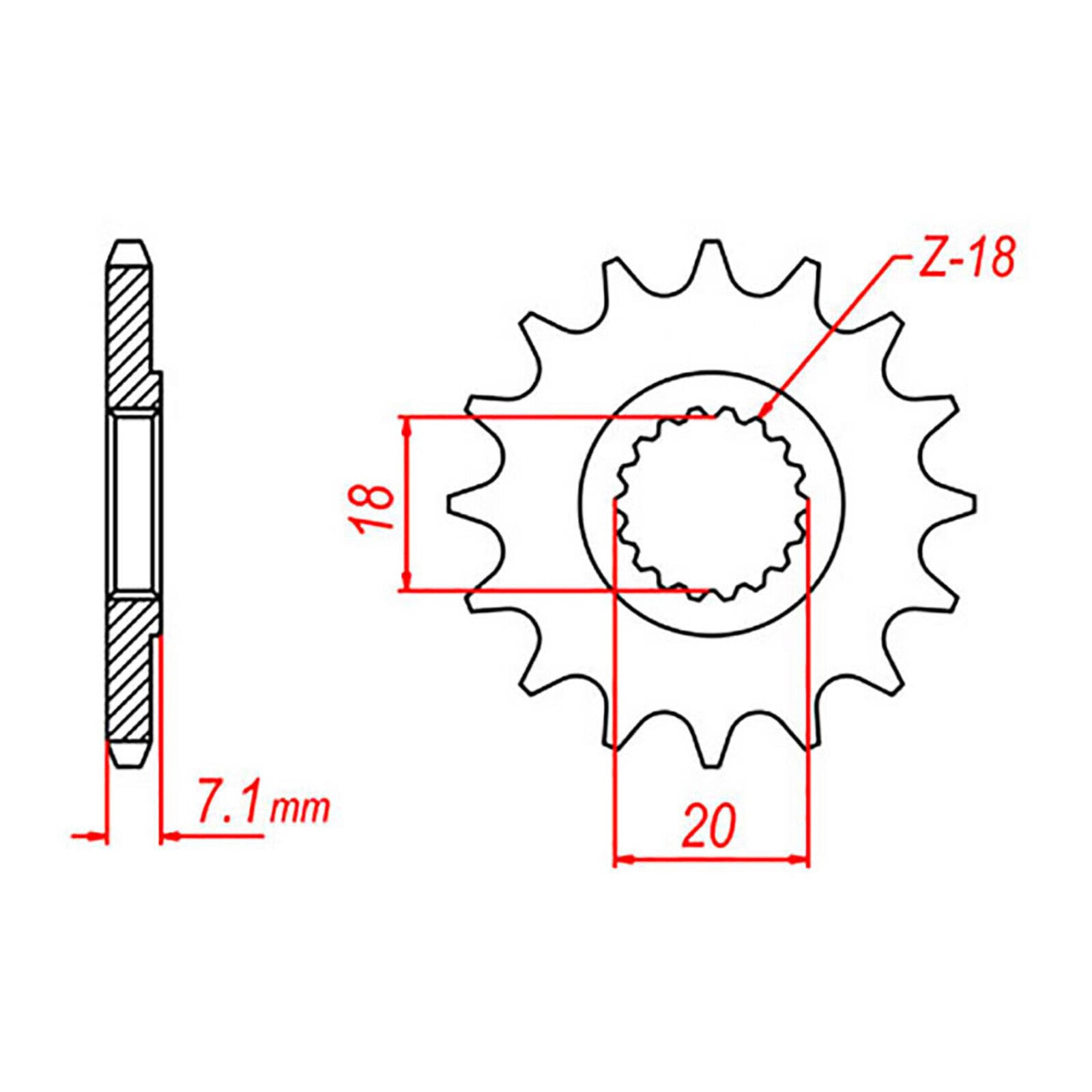 XAM Sprocket Kit Suzuki RM125/RMZ250 X-Ring 12/50