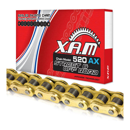 XAM Sprocket Kit Yamaha WR250F '01-'06 X-Ring Gold 13/52