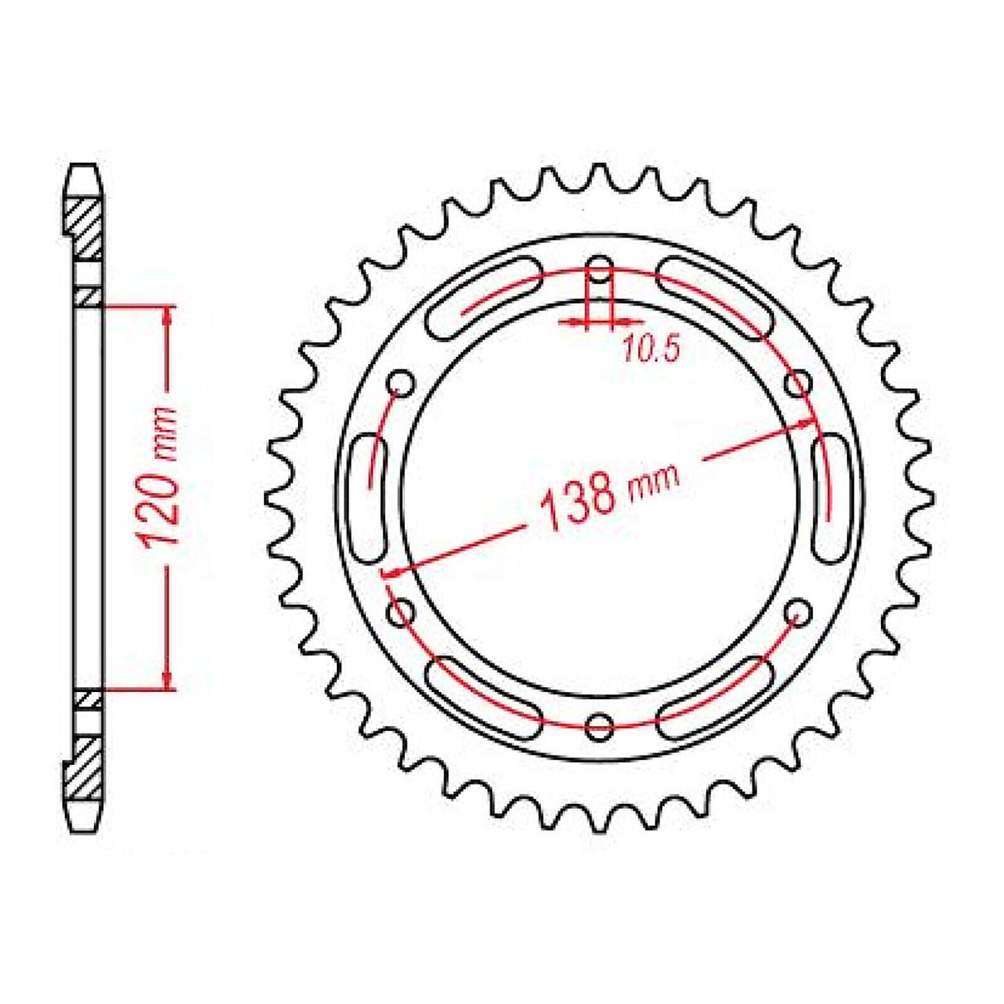 XAM Sprocket Kit Honda CBR300R '14-'16 X-Ring Gold 14/36