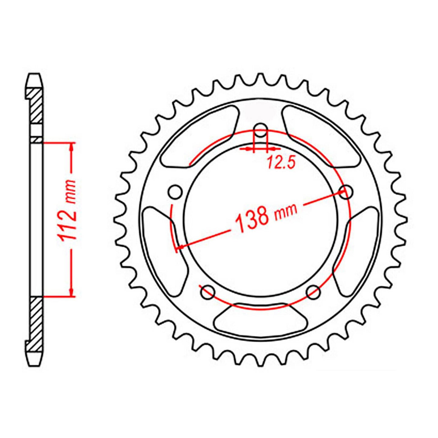 XAM Sprocket Kit Honda CB900F Hornet X-Ring '02-'06 16/43