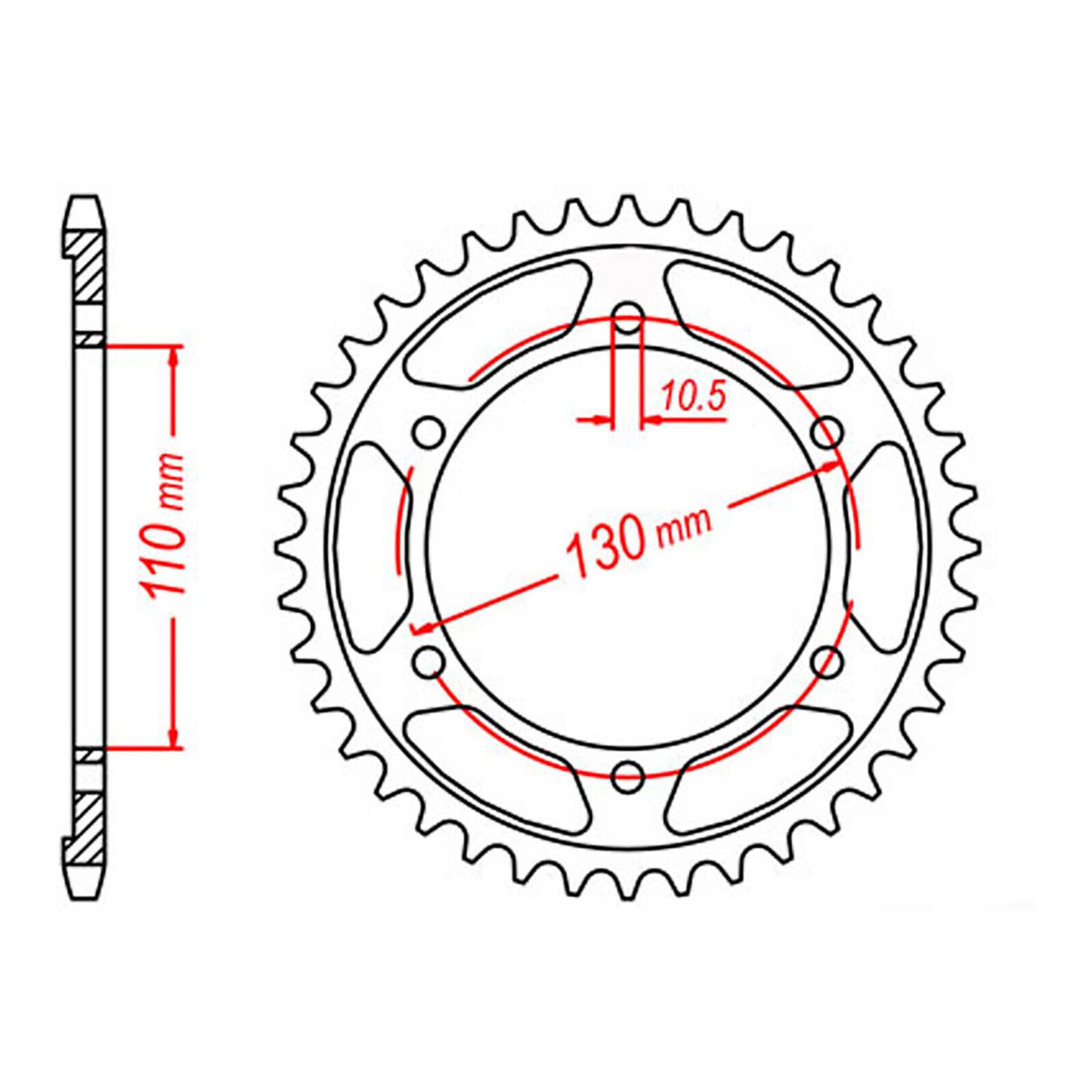 XAM Sprocket Kit Yamaha R6 '06-'15 X-Ring Gold 16/45