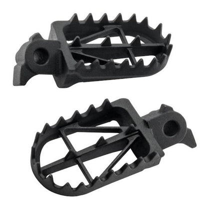 Zeta Wide Chromoly Mid Foot Pegs - Yamaha YZ125 / YZ250 / YZ250F / WR250F / WR45