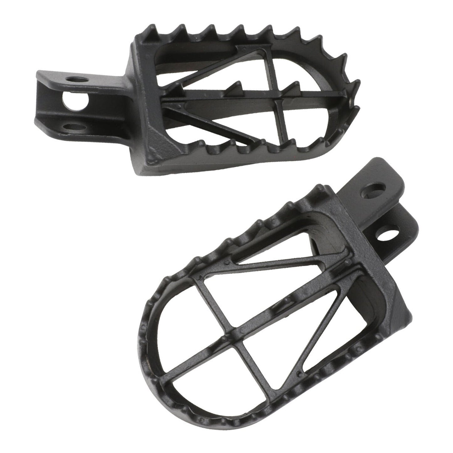 Zeta Wide Chromoly Mid Foot Pegs - Kawasaki KLX110 / KLX110L / Suzuki DR-Z50 / D