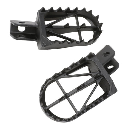 Zeta Wide Chromoly Mid Foot Pegs - Kawasaki KLX110 / KLX110L / Suzuki DR-Z50 / D