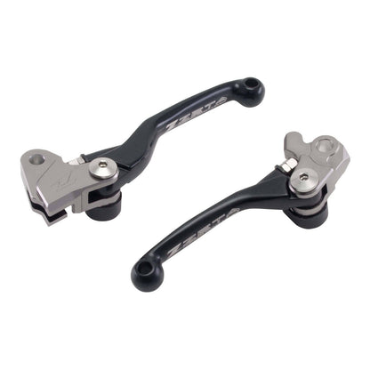 Zeta Pivot Lever Set FP - Kawasaki KX250F / KX450F ('05-'12) - Black