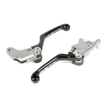 Zeta Pivot Lever Set CP 3-Finger - Suzuki DR250R / DR-Z400S / DR-Z400SM - Black