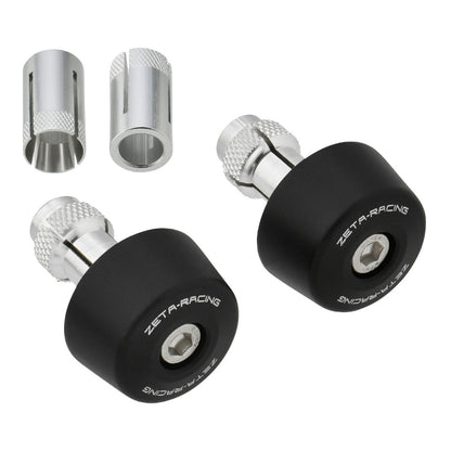 Zeta Bar End Sliders (2 Pack) - Black