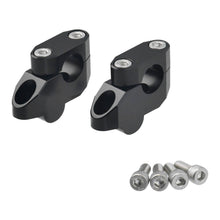 Zeta Handlebar Rise Kit 20mm Offset / 26mm Height - 22.2mm Bar - Black
