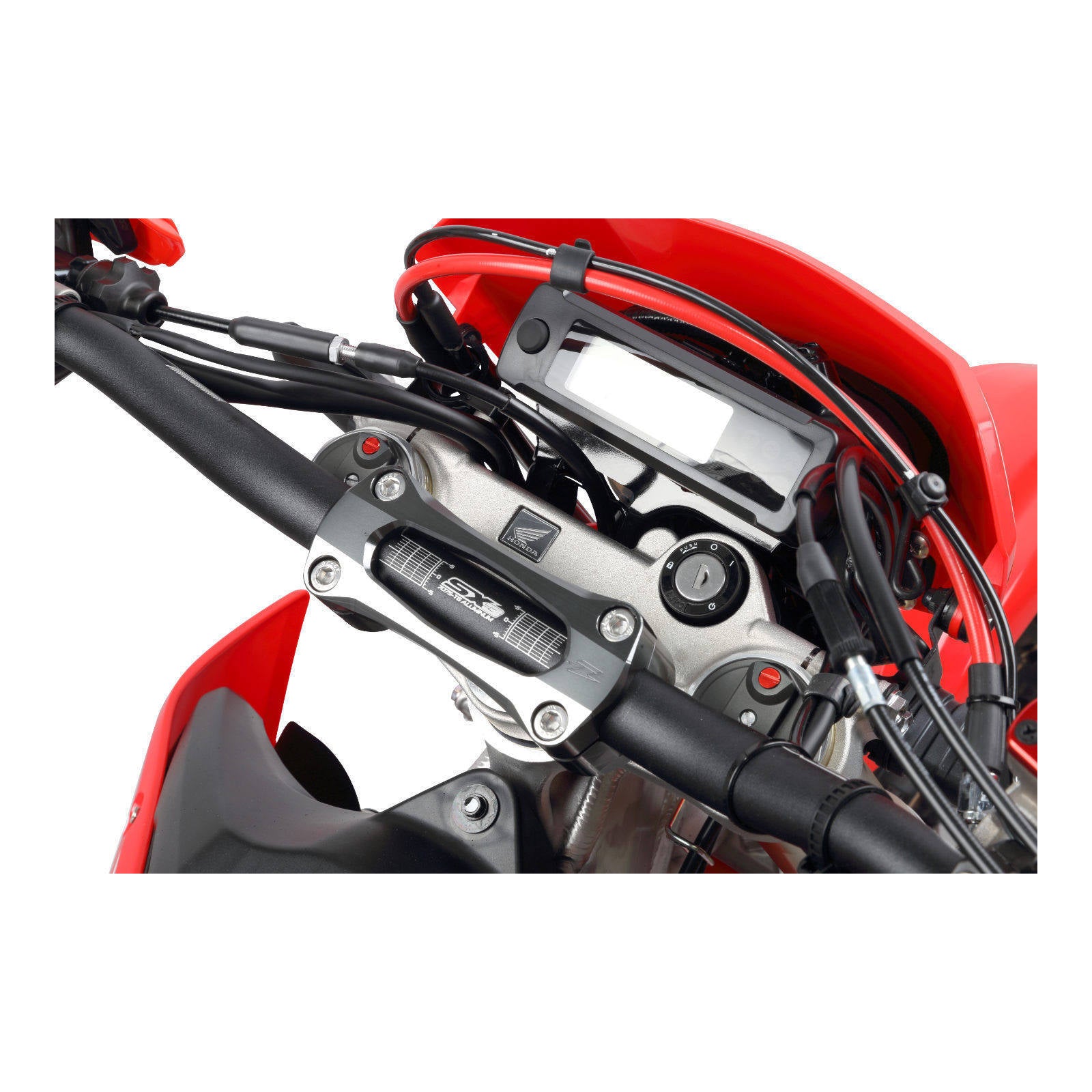 Zeta Front Fork Air Valve Cap Screws for KYB / Showa (2 Pack) - Red