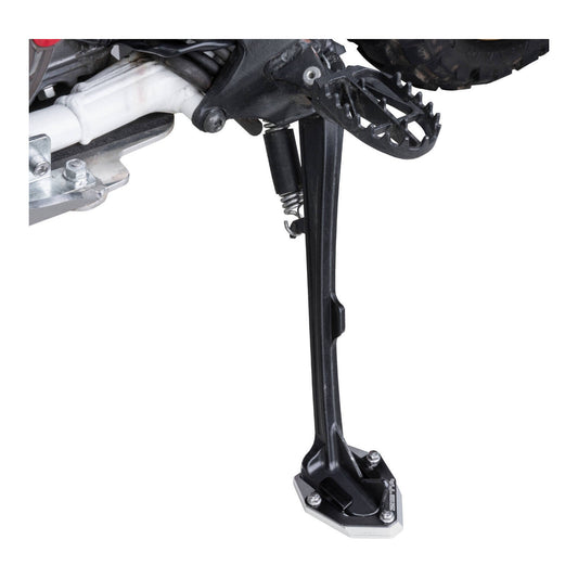 Zeta Side Stand Extender - Black / Silver - Honda CRF1000L Africa Twin / Adventu