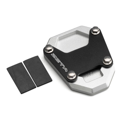 Zeta Side Stand Extender - Black / Silver - Honda CRF1100L Africa Twin ('20-)