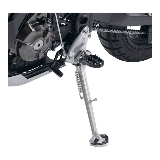 Zeta Side Stand Extender - Black / Silver - Yamaha Tenere 700 ('20-)