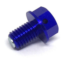 Zeta Magnetic Drain Bolt M10 x 15 P1.5 - Blue