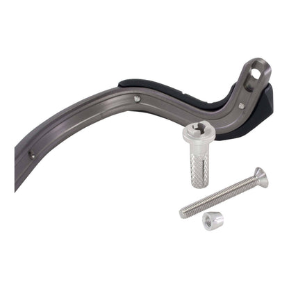 Zeta Pro Armour Handguards Bent - Titanium